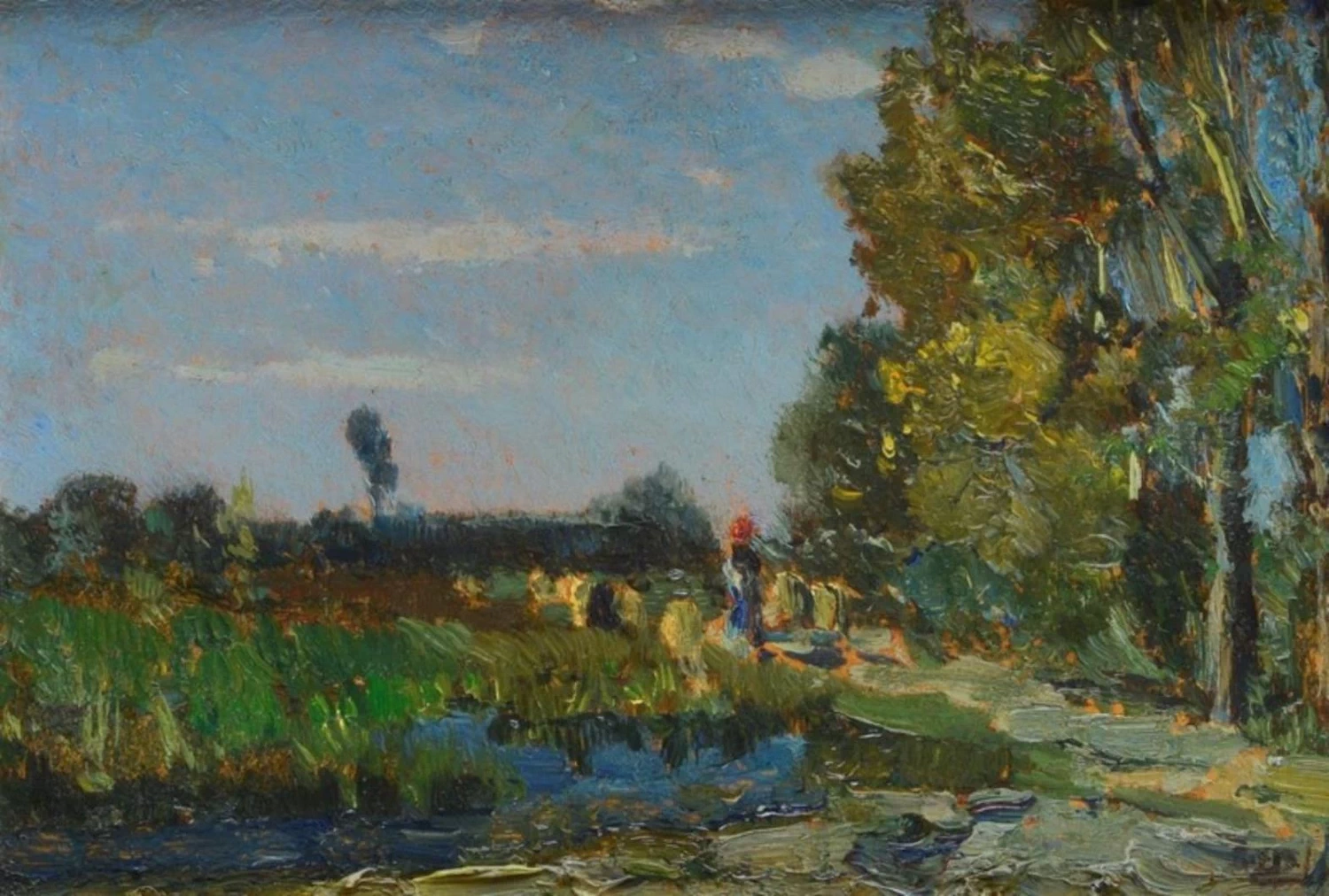 Paesaggio con figura